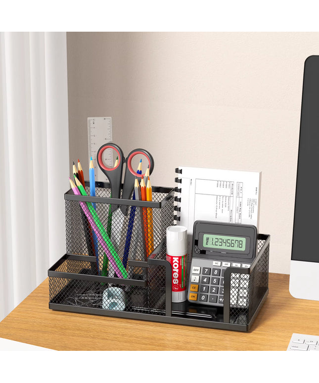 Mesh Desk Office Supplies Organizer, , Stationery storage