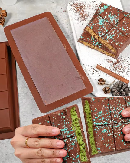 Food grade Silicone perfect Chocolate Bar mold 