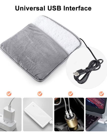 Electric USB Foot Heating Pad, Foot Warmer