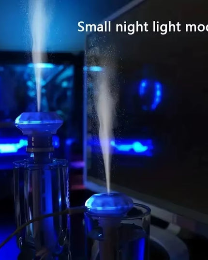 Portable Quiet Mist Humidifier with Adjustable Length, No Water Bottle Needed -for car, home, office