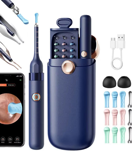Smart Ear Cleaner- Waterproof Ear Wax Removal kit with Camera for any age or pets