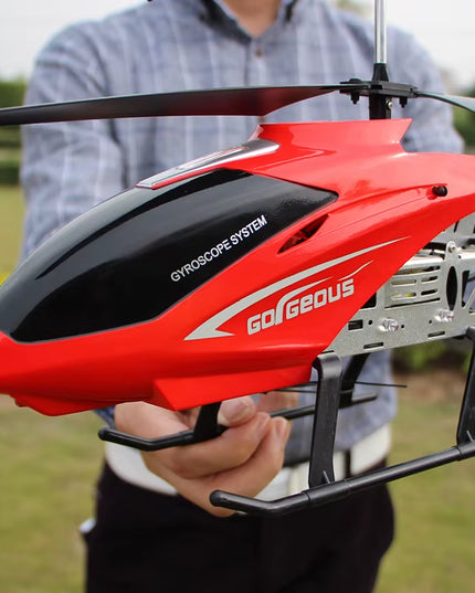Large Remote Control Helicopter 80Cm Extra 2.4G 3.5CH Rc Drone with Lights