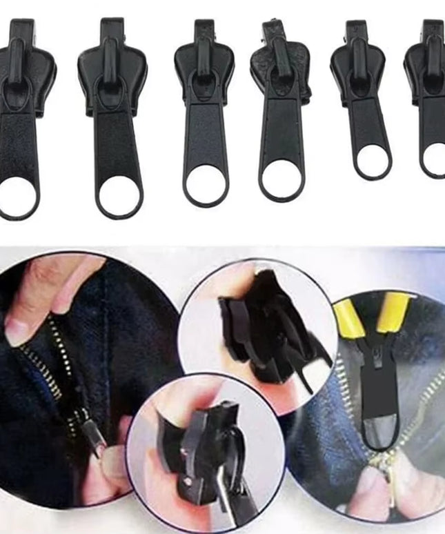 3 Sizes Universal Instant Fix Zipper Repair Kit Replacement Zip Slider- 24pcs 3 different sizes