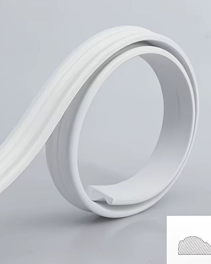 1 Roll of 3-Meter Elegant PVC Self-Adhesive Decorative Strip ,Soft and Flexible, Suitable for Walls, Floors, and Cabinet