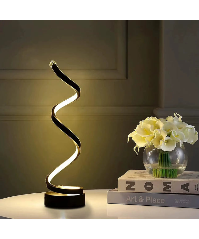 Spiral Dimmable LED decorative Table Lamp 