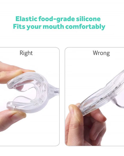 BrightTeeth - portable LED blue light Teeth Whitening device chargable by Usb/Iphone/Android 