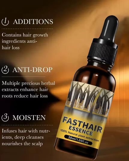 Anti-Hair loss & Regrowth Treatment oil , Non Greasy Improve Scalp Circulation and Strengthens Hair & Nourishes Scalp