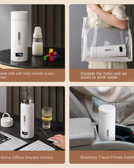 500ML portable Electric fast boiling stainless steel Kettle for traveling / camping 