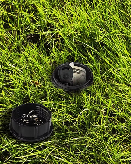 Hidden stash / storage garden sprinkler for home key or cash