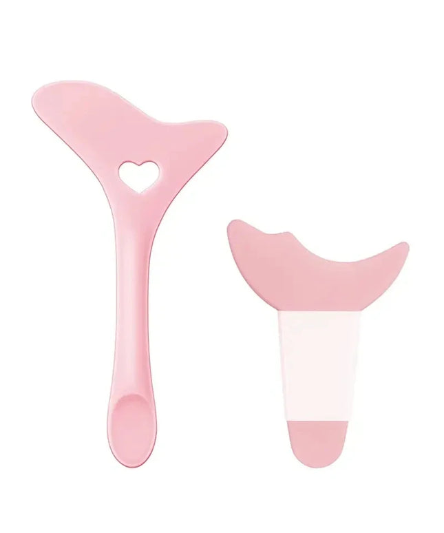 Silicon Lipstick / Eyeliner Helper Aid Drawing Reusable Makeup 2pcs Tools