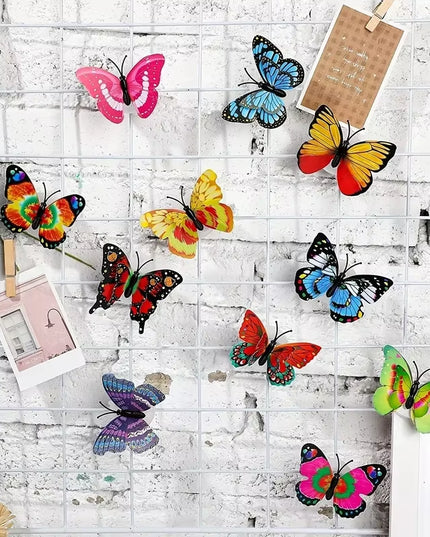 10 Pieces 3D LED Butterfly Night Lights Butterfly Glow Wall decoration  