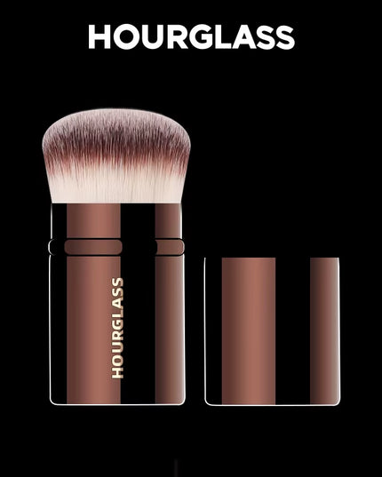 HOURGLASS- Retractable Blush Brush Soft and Skin-Friendly Fiber Hair Face Brush