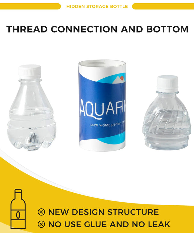 Aquafina Water Bottle with hidden storage / stash safe with a Food Grade Smell Proof Bag