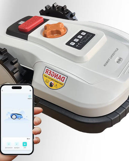Smart Robotic Lawnmower with App Control ,Wifi & Bluetooth for 600M² 