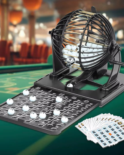 Bingo - bingo spinning Lottery cage game 