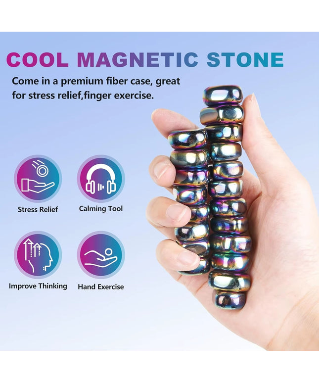 colorful anti Stress / fidgeting magnetic Stones-20pcs set