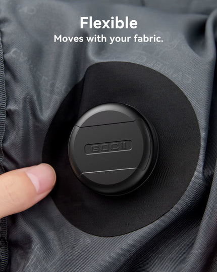 4pcs Set of Waterproof Apple Airtag holder Case with Adhesive Sticker suitable for anything tracking (Fabric, Luggage, Backbag, Suitcases,....)