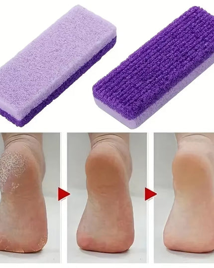 2PCS Foot Pumice Stone / feet scrubber / Foot File for Dead Skin Removing and pedicure 