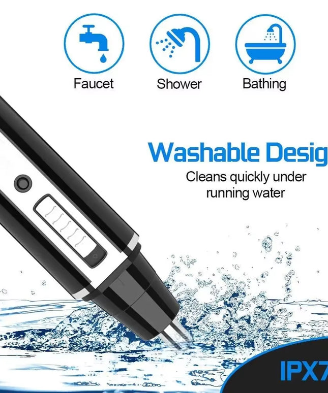 MultiTrimmer - Men's rechargeable 4 in 1 electric Trimmer for  Nose ,Ear, Hair & Beard full Grooming Set