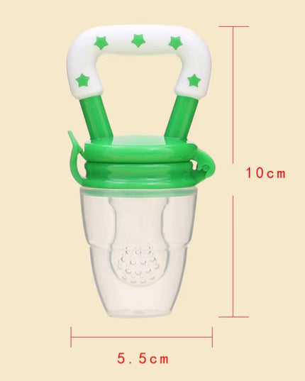 Food grade Baby Silicone feeder ,Food and fruits Supplement Pacifier Molar Stick - colorful set of 4pcs