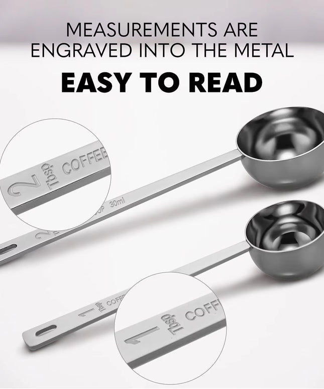  30ML Stainless Steel Coffee Bean Scoop , powder Scoop