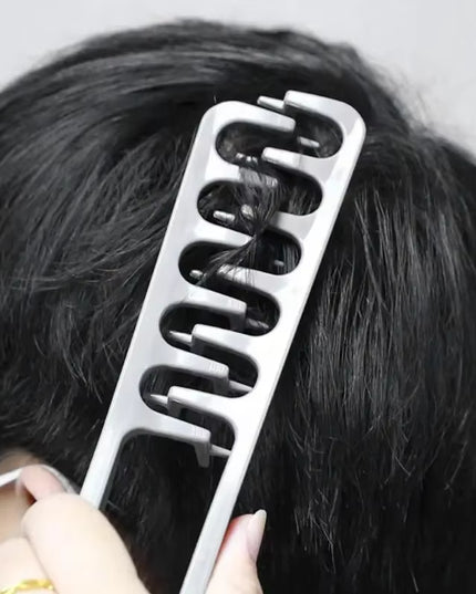 Men's Volumizing Wide-Tooth Hair Styling Comb , Natural Curling Perm Hair Care Tool