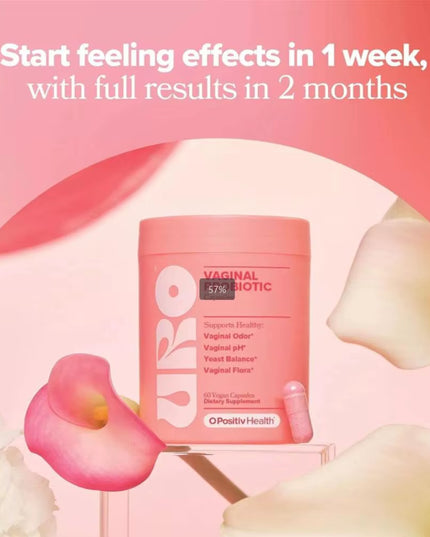 Woman 60 Capsules Probiotic Vitamins Support and Healthy Dietary Supplement & Yeast Balance 