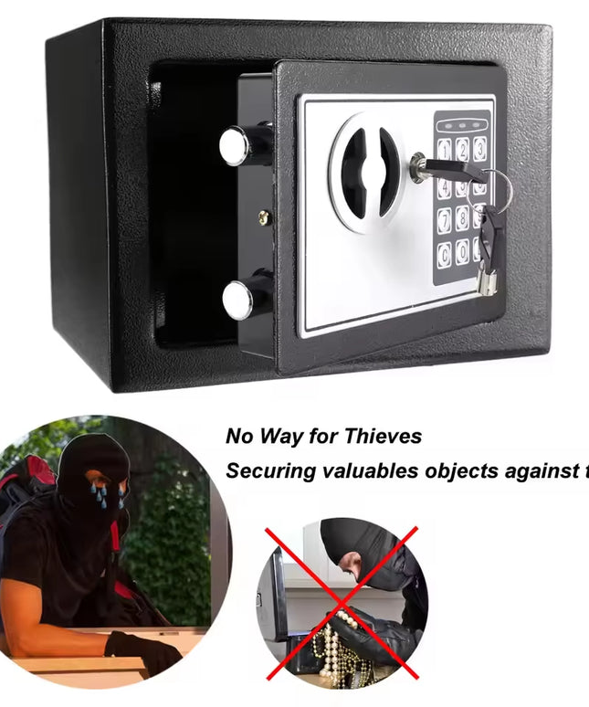 SafeBox - Electronic Digital Keypad Lock Safe Security Box 