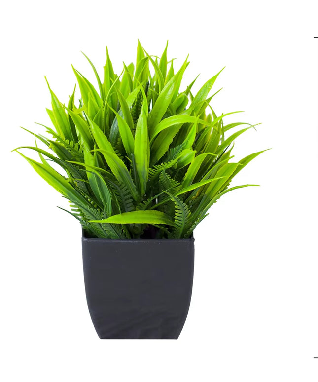 artificial decoration Plant with Black Pot -1pcs