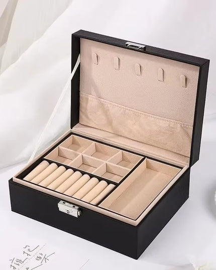 Portable Large capacity simple Jewelry / Accessories box 