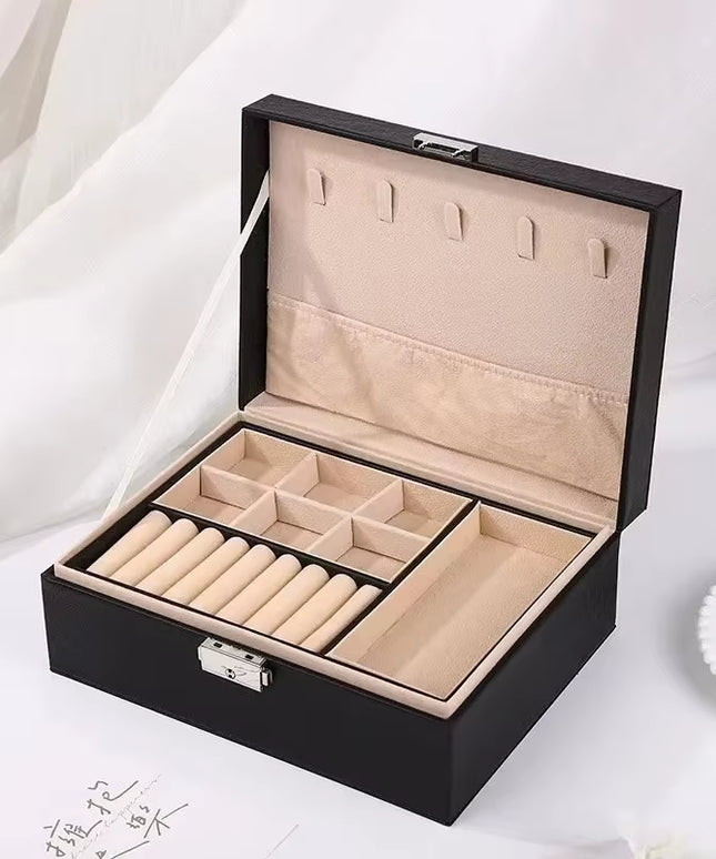 Portable Large capacity simple Jewelry / Accessories box 