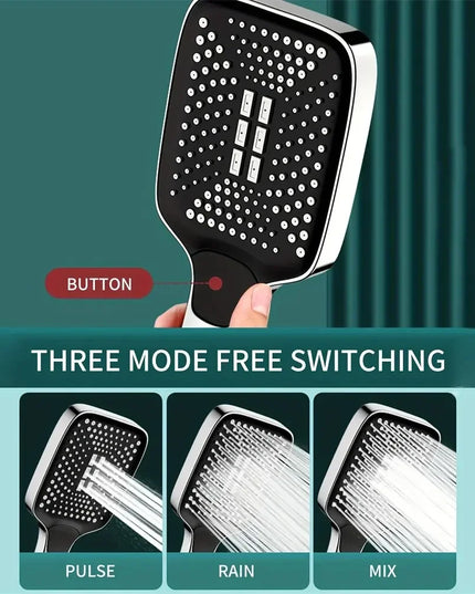 Adjustable high pressure water saving filtered Shower Head with 3 Mode 