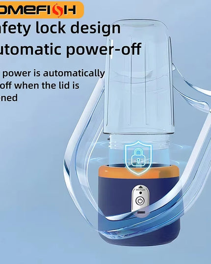 juicerblend - small rechargable juice maker / blender & juice cup + 2pcs cups