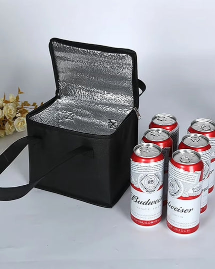 Portable thermal Insulation Lunch/ can or drinks Cooler Bag 