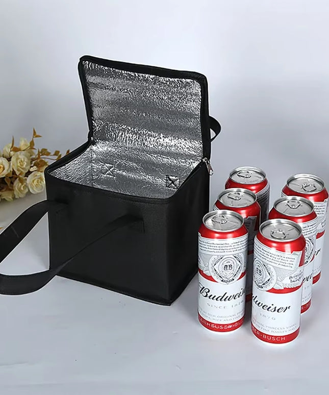 Portable thermal Insulation Lunch/ can or drinks Cooler Bag 