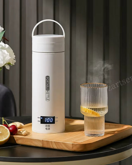 500ML portable Electric fast boiling stainless steel Kettle for traveling / camping 