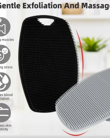 Soft Silicone Exfoliating Shower Massage Body Cleanser/ Scrubber 