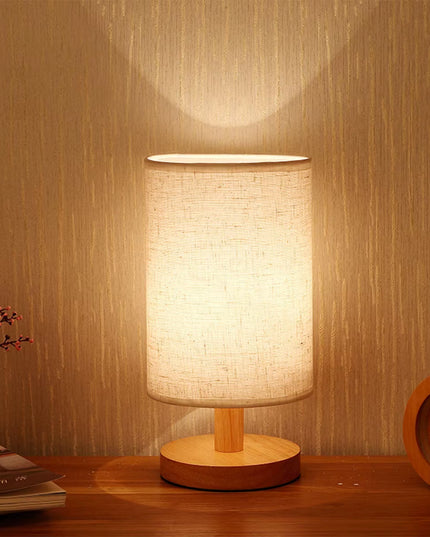 Wooden aesthetic USB powered table Night lamp