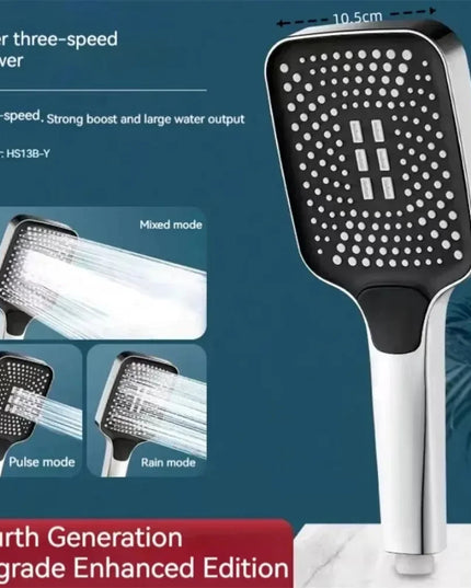 Adjustable high pressure water saving filtered Shower Head with 3 Mode 