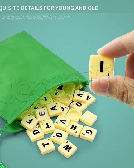 2-4 Players English Spelling educational Puzzle family board Game