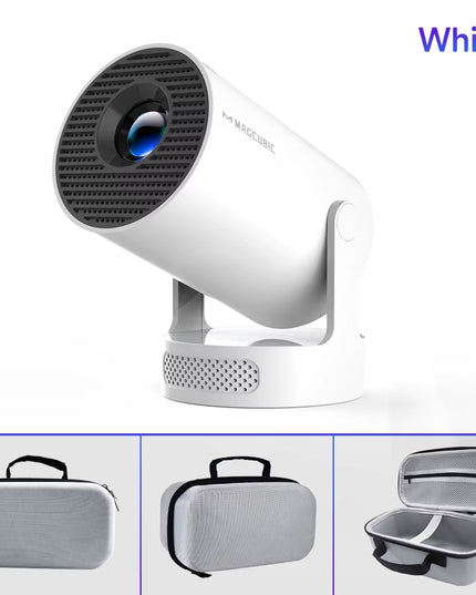 8K HY300 Pro+ Portable WiFi Projector – Android Home Theater