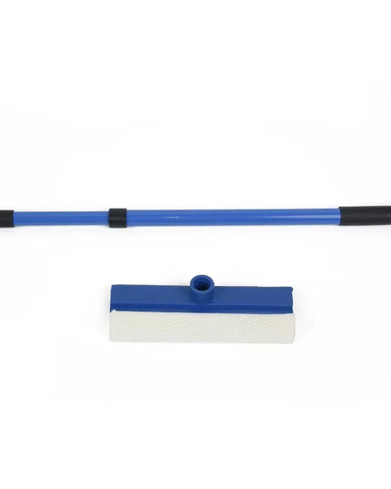 Adjustable & long 2 in 1 double sided Telescopic Window Glass Cleaner / Wiper with tip sponge