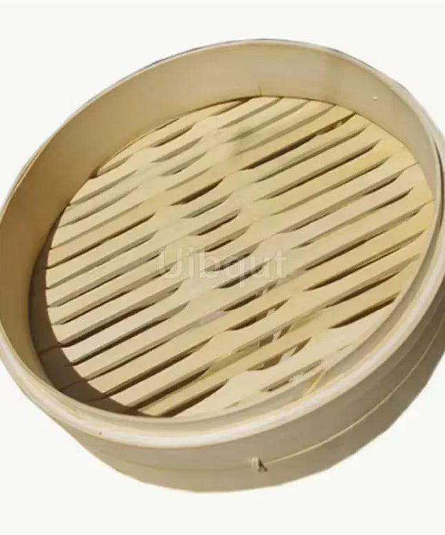 One Cage or Cover Cooking Bamboo Steamer Fish Rice Vegetable Snack Basket Set Kitchen Cooking Tools Dumpling Steamer Steam Pot