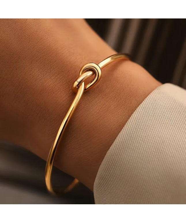 Tied - Stainless Steel tied women's bracelets