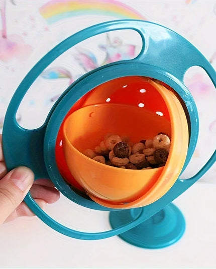 360° Spill-Proof Gyro Bowl for Kids