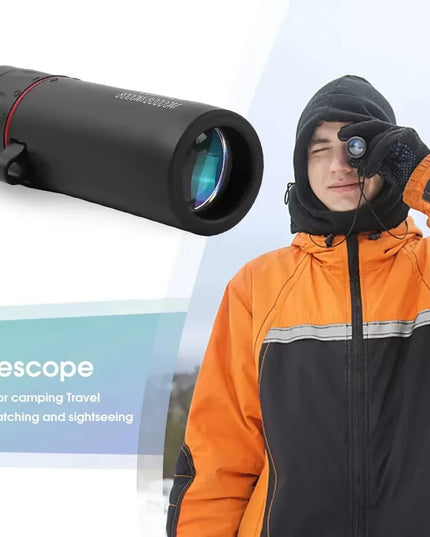3000X25 Long Range HD Professional Monocular ,Mini Portable Telescope for Outdoor Camping and Hunting