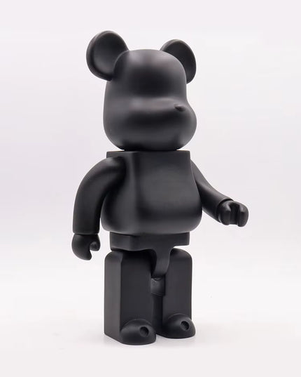 DIY Designable 400% Bearbrick Adjustable decoration-  28Cm (black & white)
