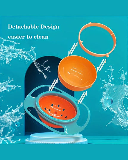 360° Spill-Proof Gyro Bowl for Kids