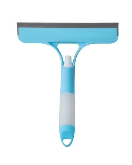 3 in 1 Multi functional Window Cleaning glass Wiper with Spray Bottle and Microfiber Scrub 