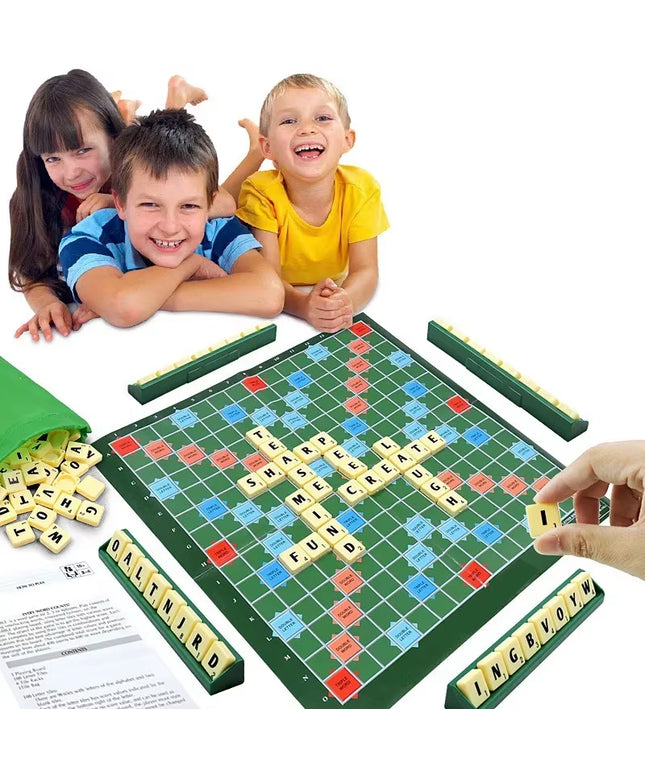 2-4 Players English Spelling educational Puzzle family board Game